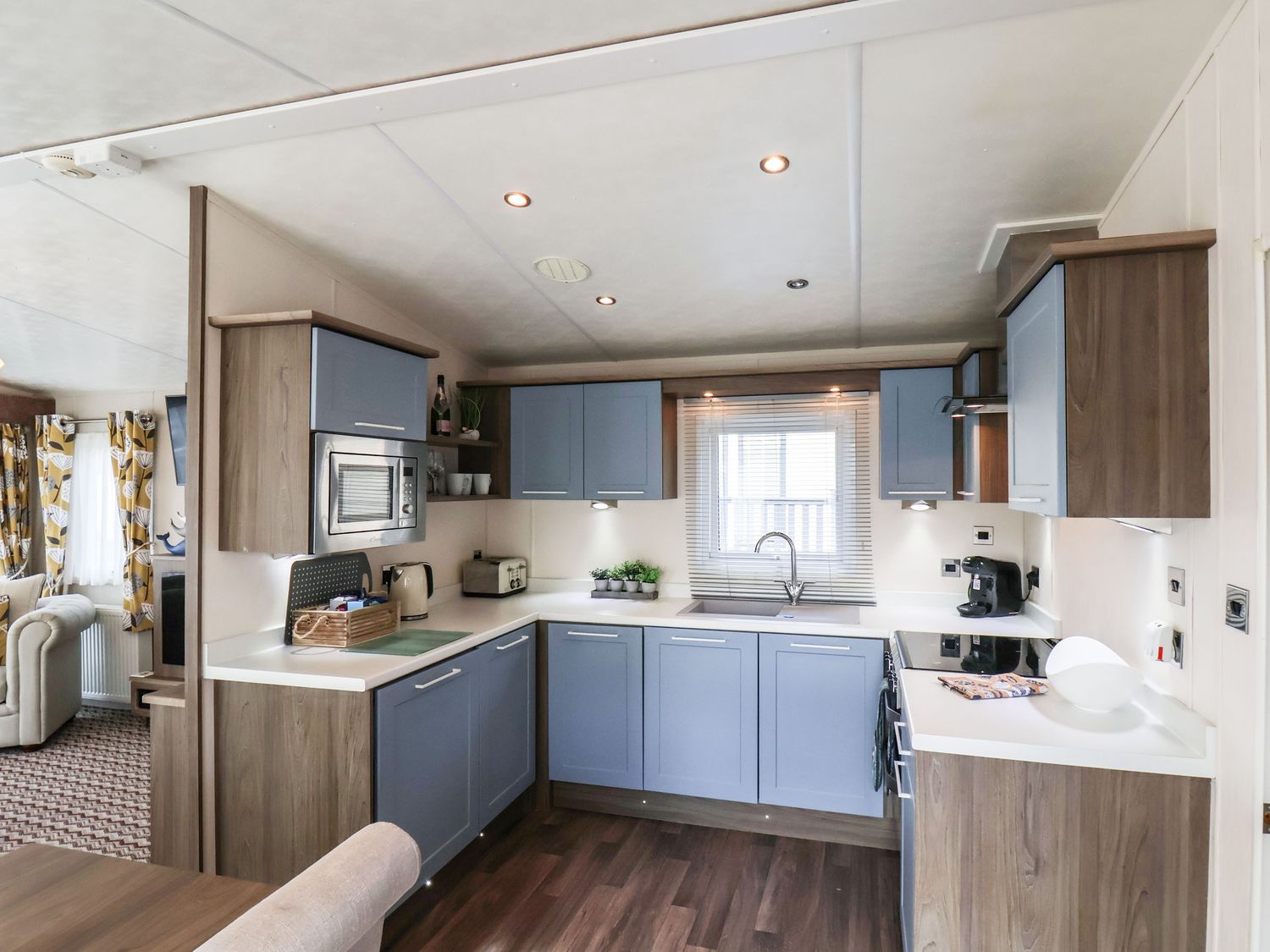 Open plan interior at The Rodley Pines ( Ref 1076839 ) Holiday Lodge at Cayton Bay North Yorkshire
