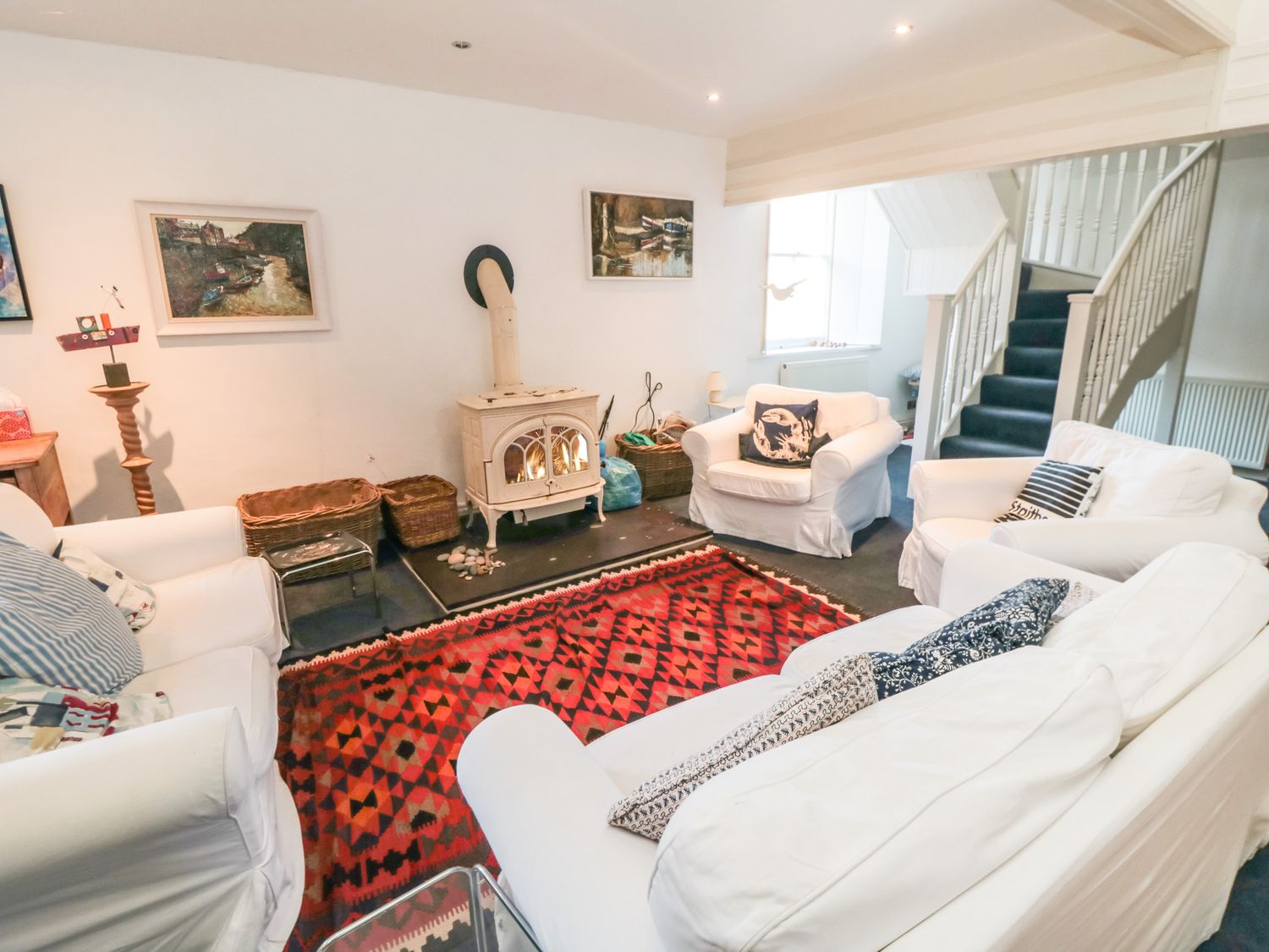 Sitting area Bethel Chapel Staithes ( Ref 1086704 ) Book Staithes holiday rental for 8 guests North Yorkshire