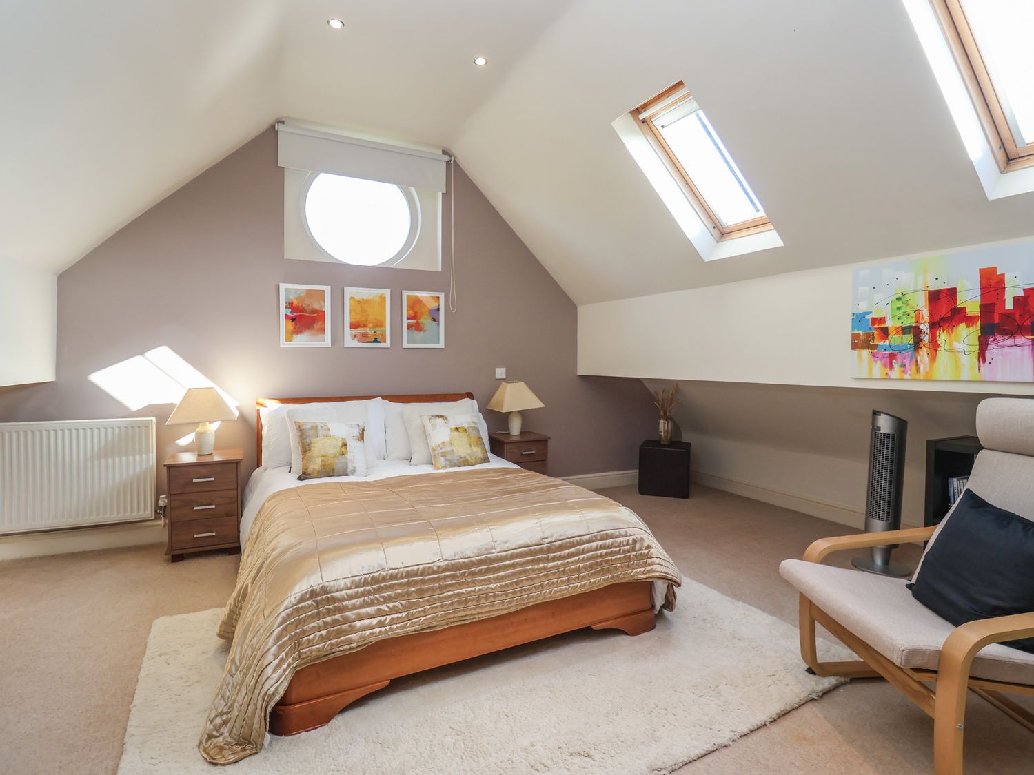 Bedroom St Wilfrid's Loft ( Ref 1161423 ) Ripon holiday cottage for 4 people