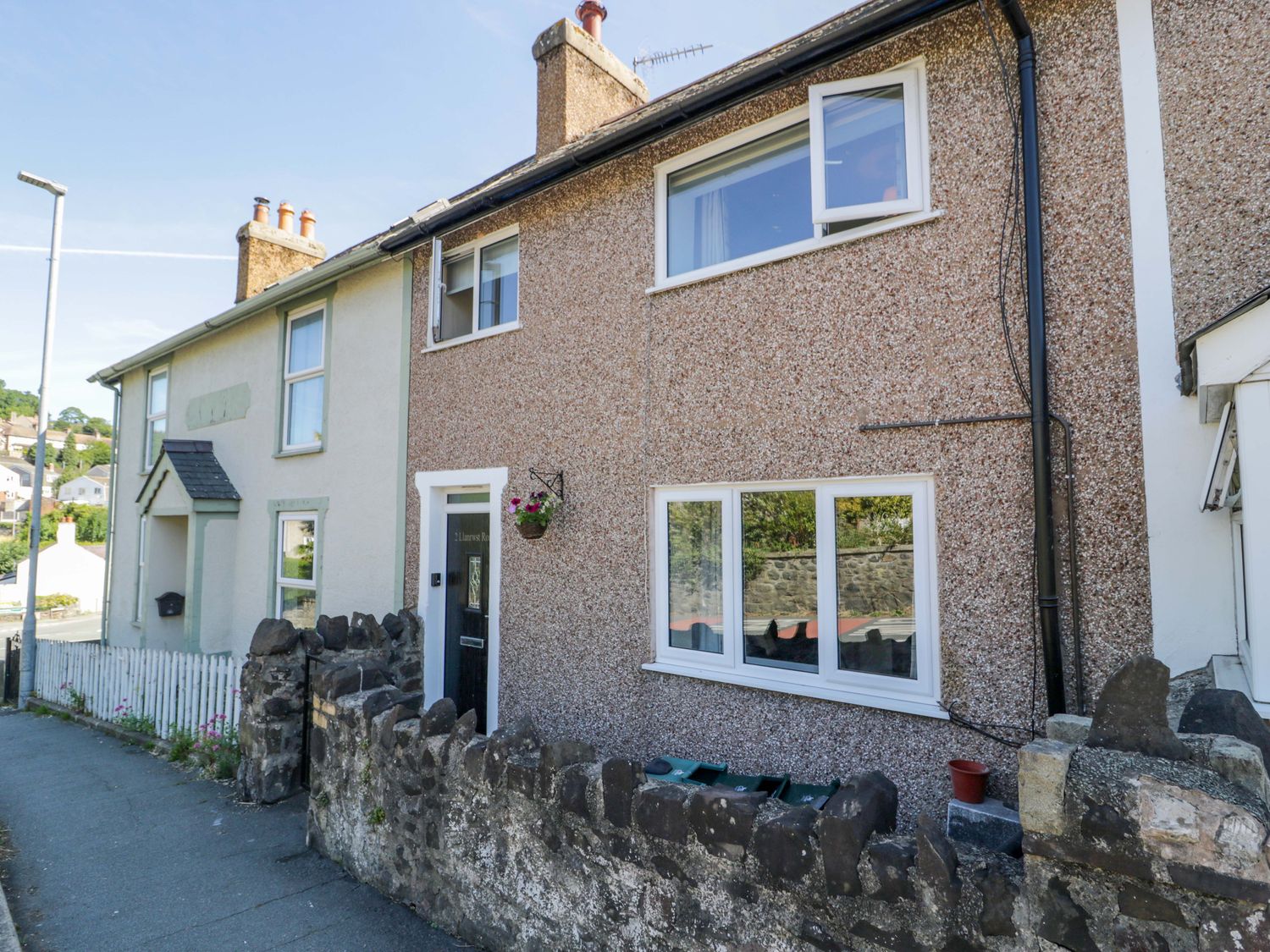 A house with windows and door at Bryn Hyfryd in Conwy