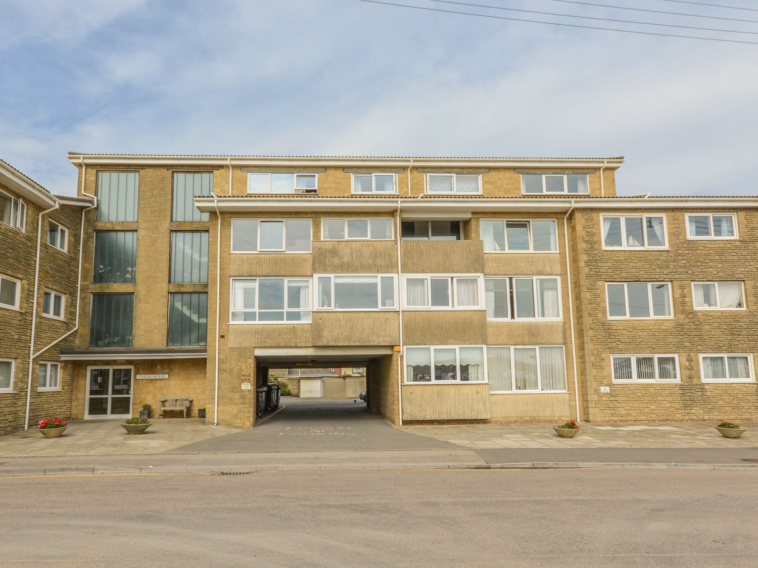An apartment building with multiple floors at Flat 13, Chesil House in Bridport
