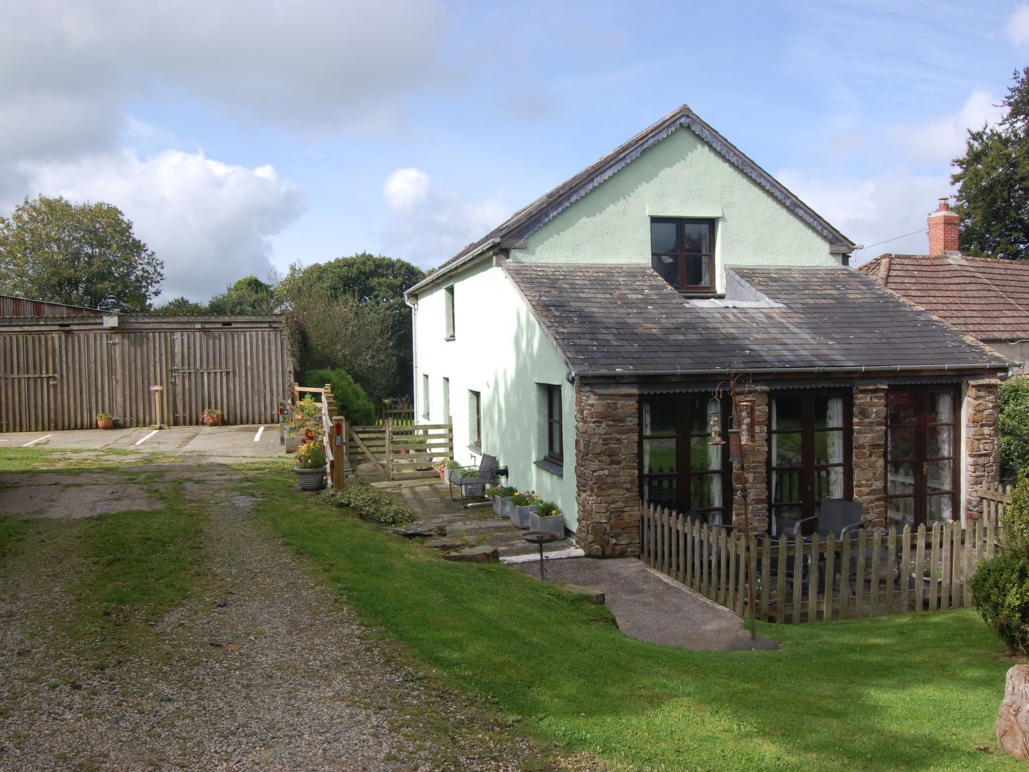 A house with garden and parking area at The Milking Shippon at Thorne Langtree near Great Torrington