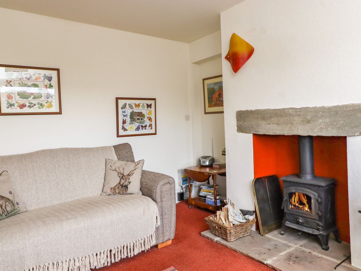 View from Riverside garden ( Ref 19135 ) Holiday home sleeps 4 guests near Grassington North Yorkshire