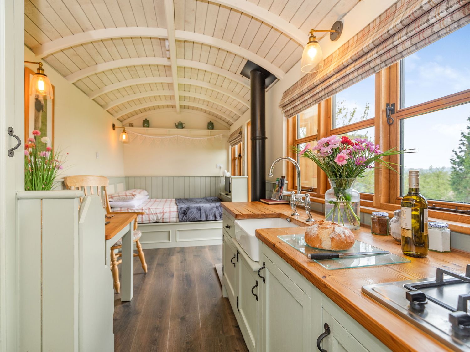 View from garden area - The Brae Shepherds Hut in Snainton North Yorkshire