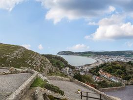 A view of the coastline and town at Ty Mawr, Great Orme in Llandudno