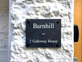 A house sign with the name Barnhill at 2 Galloway House in Kendal