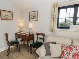 A study with a desk and chair at Keepers Cottage in West Knoyle