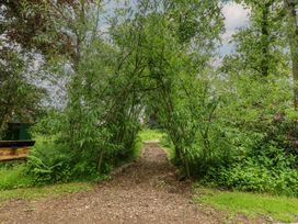 A pathway lined by trees at Bracken Fern in Eppleby
