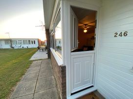 An entrance with a door and pathway at 246 California Road in California, Norfolk