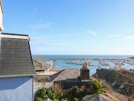 A view of the harbor and sea at Hidden Treasure in Brixham