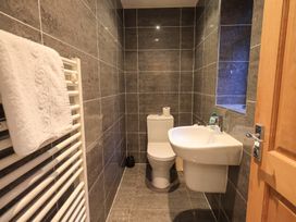 A bathroom with a sink and toilet at Fairfield Cottage in Grasmere