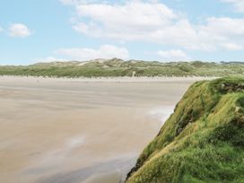A beach with sand and grassy dunes at Brow O' The Hill in Ballyshannon