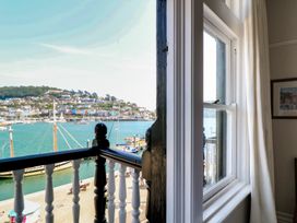 A window with a view of the harbour at 2 York House Dartmouth