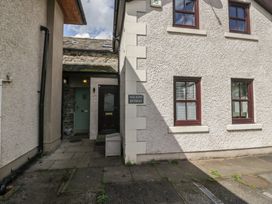 An outdoor area with a sign at Walkers Retreat in Keswick