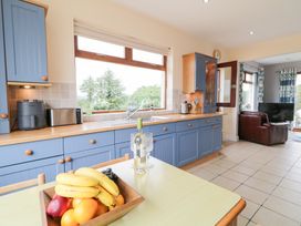 A kitchen with a countertop and sink at Ard na Gréine Glenties, County Donegal