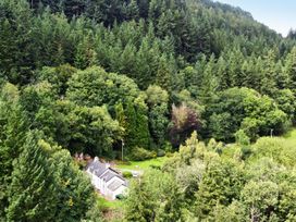 A house surrounded by trees and grass at Greffyn in Betws-Y-Coed