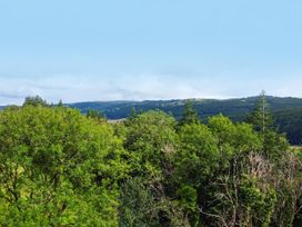 A landscape view of trees and hills at Greffyn in Betws-Y-Coed