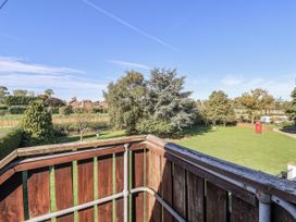 An outdoor view from a balcony at West Cottage East Knapton near Rillington