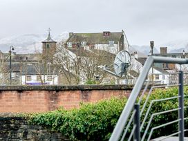 A view of buildings and trees with a satellite dish at Riverside Park 3 Keswick