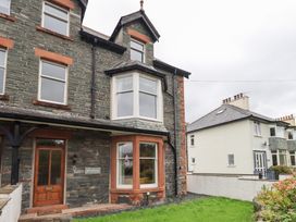 A house exterior with windows and a door at Hazelmere in Keswick