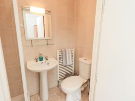 A bathroom with a sink and toilet at Hazelmere in Keswick