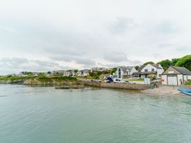 A view of houses by the water at Y Graiglwyd Bull Bay near Amlwch