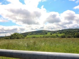 A field with grass and trees in the background at Waterfall House in Dunmanway, County Cork