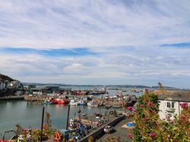 A harbor with boats and buildings at Bay View in Brixham