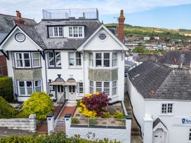 A house with a garden and pathway at 2 Hadleigh Villas Lyme Regis