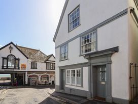 A house on a street with windows and a door at The Little Rose in Lyme Regis
