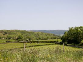 A landscape view of hills and fields at Beech in Ulverston