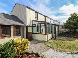 An outdoor view of a conservatory at Candle Croft in Tolgus Mount near Redruth