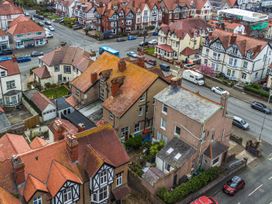 An aerial view of houses and streets at The Keep in Llandudno