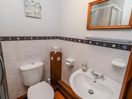 A bathroom with a sink and toilet at No9 Budle Sands in Bamburgh