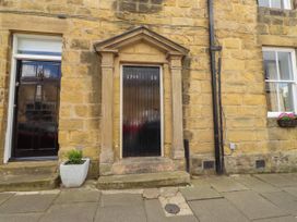 A view of two doors with numbers 17 and 19 in an outdoor area at Lavender Cottage (Bailiffgate) Alnwick