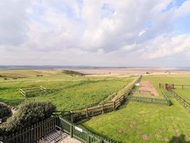 A view of fields and sky at Pipistrelle in Bamburgh