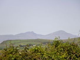 Mountains and fields with power lines at Willow in Ulverston