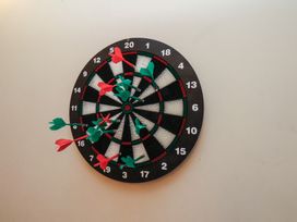 A dartboard with darts at Bridlington Bay House in Bridlington