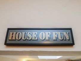 A sign that reads 'HOUSE OF FUN' at Bridlington Bay House in Bridlington