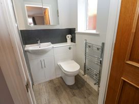 A bathroom with a sink and toilet at Fern Lee in Carlisle