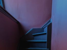A staircase leading up at Wonderland in Tweedmouth, Berwick-Upon-Tweed