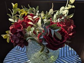 A decorative arrangement of flowers in a vase at Wonderland in Tweedmouth, Berwick-Upon-Tweed