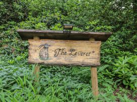 A sign with a rabbit illustration at The Leveret in Eppleby