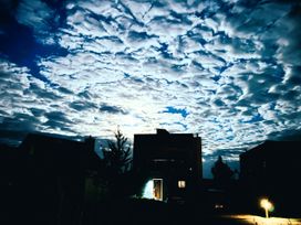 Cloudy sky over buildings at Agua de Plata, 16 Wakeling Island, Silverlake Dorchester