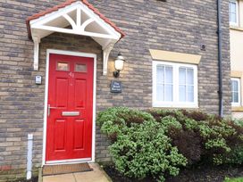 A front door with a nameplate at The Beach Retreat in The Bay - Filey