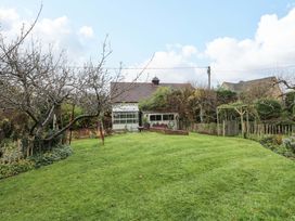 A garden with trees and grass at White House