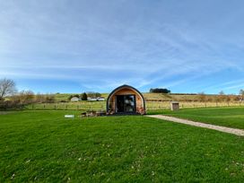 A cabin with grass surrounds at Willow in Llangurig near Llanidloes