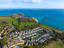 A holiday park near the coastline at Chalet 37 at Landscove Holiday Park Brixham