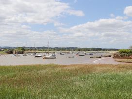 A view of boats on water surrounded by grass at 5 Exe Street Topsham