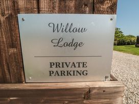 A sign for private parking at Willow Lodge in Whitby